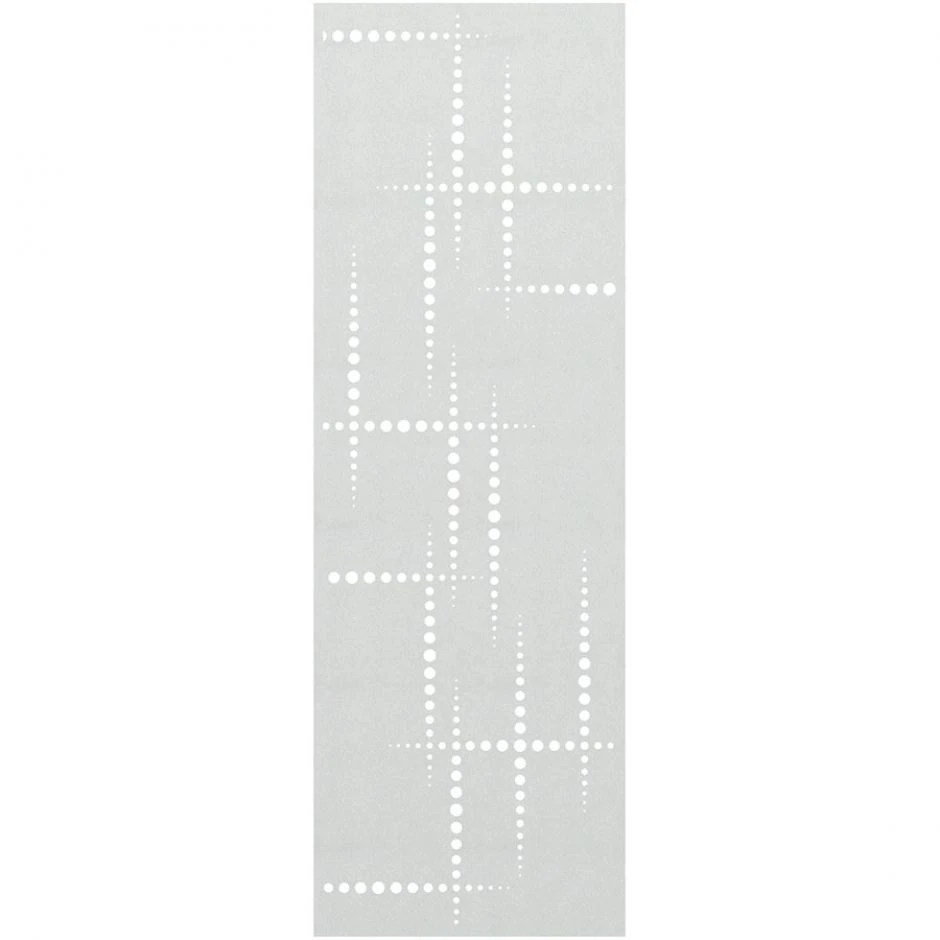 TraumGarten Sichtschutzzaun SYSTEM Designgitter PULS Silber