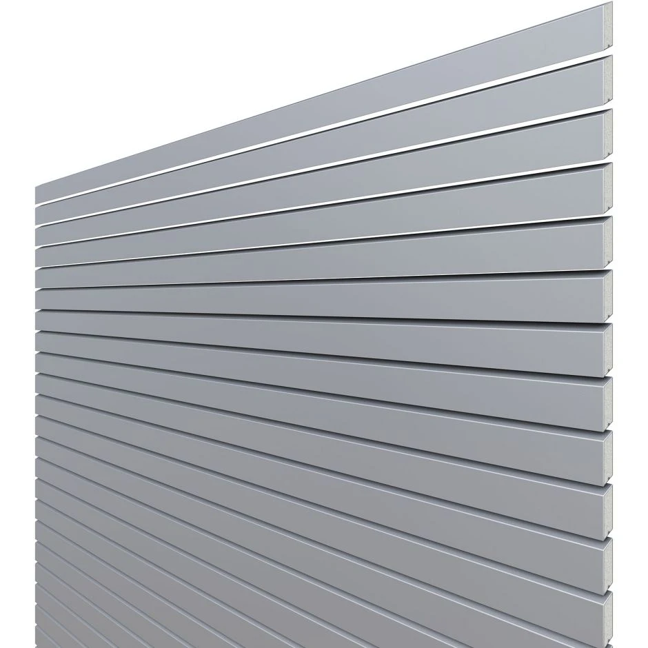 TraumGarten Sichtschutzzaun SYSTEM Rhombus Silber – Bild 3