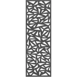 TraumGarten Sichtschutzzaun SYSTEM Designgitter TRIGON Anthrazit