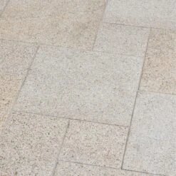 Seltra Natursteine Terrassenplatten SOL EXACTA+ Granit Rötlich-gelb-grau