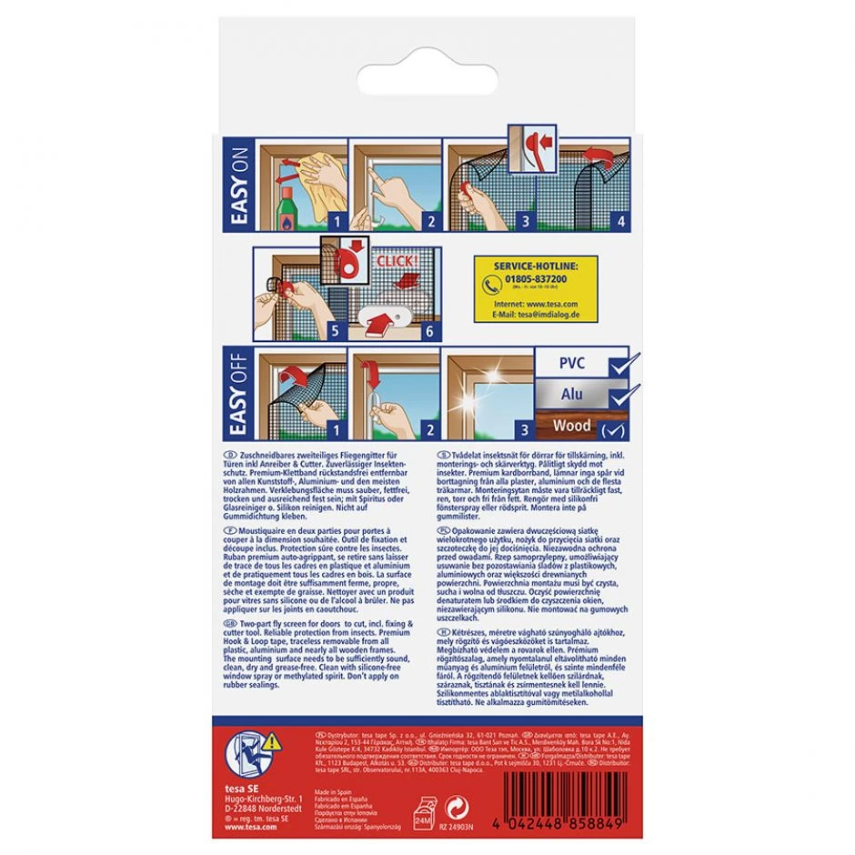 Tesa Fliegengitter Tür XL Insect Stop Comfort Insektenschutz – Bild 2