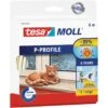 Tesamoll Fensterdichtung / Türdichtung P-Profil Gummidichtung 9x5,5 Mm