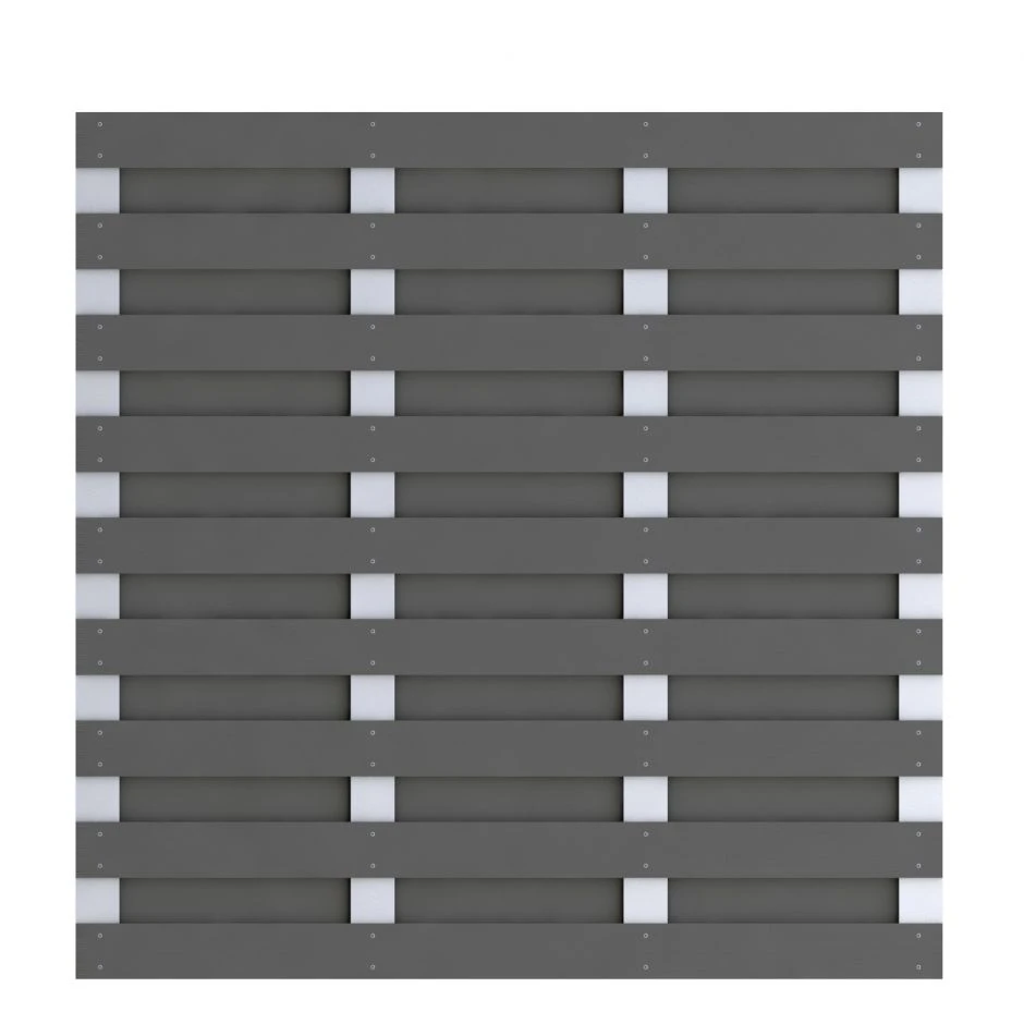 TraumGarten Sichtschutzzaun JUMBO WPC Alu-Design Anthrazit â Bild 2