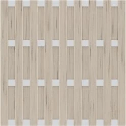 TraumGarten Sichtschutzzaun JUMBO WPC Alu-Design Sand