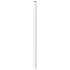 TraumGarten Sichtschutzzaun LONGLIFE Pfosten Weiß