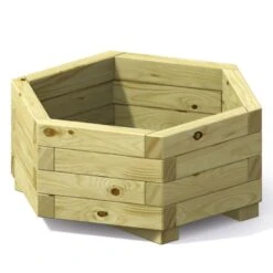 TraumGarten PflanzkĂŒbel ANNA Nadelholz Sechseck