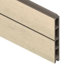 TraumGarten Sichtschutzzaun Einzelprofil SYSTEM WPC Sand