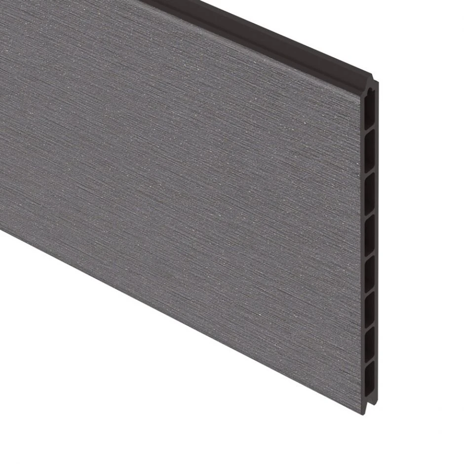 TraumGarten Sichtschutzzaun Einzelprofil SYSTEM WPC XL Anthrazit