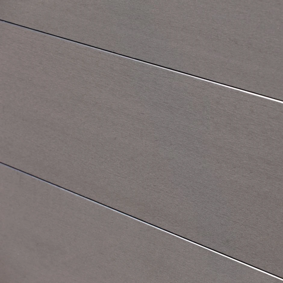 TraumGarten Sichtschutzzaun DESIGN WPC ALU Anthrazit – Bild 2