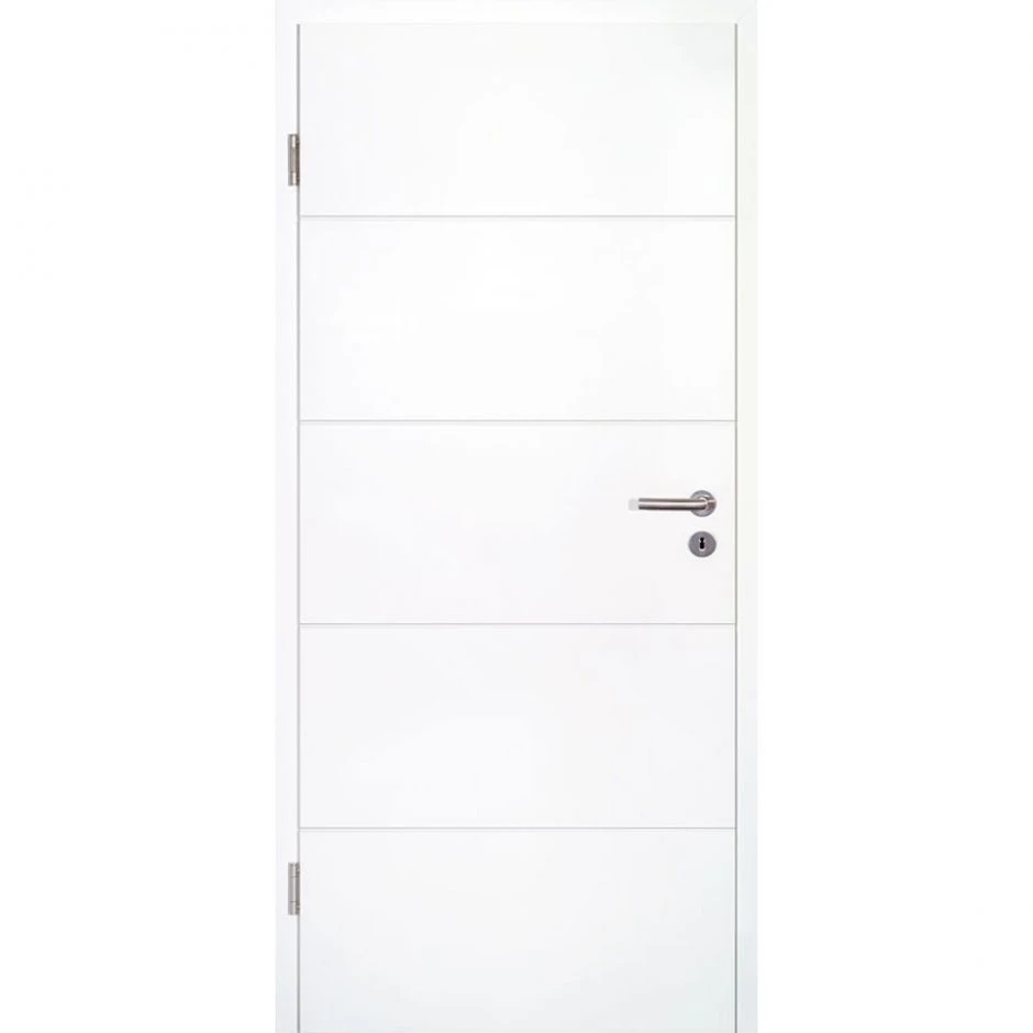 Wellker Zimmertür Weiß Mit Zarge Luanda Spar-Set Lackiert – Bild 3