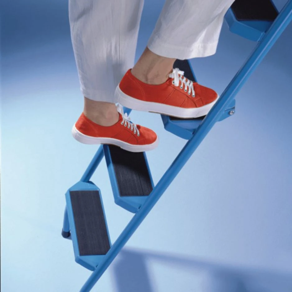 Wellhöfer Bodentreppe StahlBlau Dachbodentreppe – Bild 2