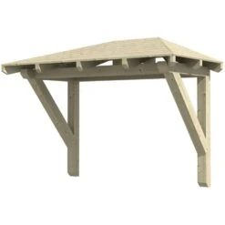 Skan Holz Vordach Wismar Dach Natur