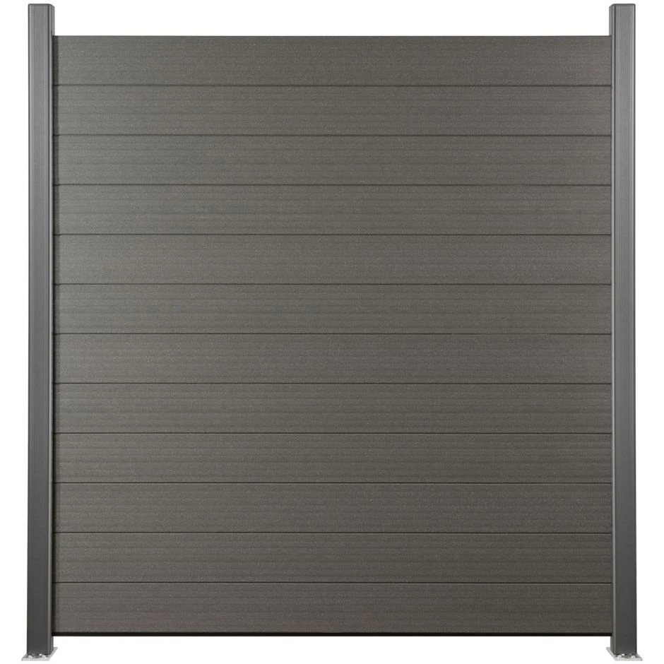 NATURinFORM WPC-Sichtschutzzaun DER EFFEKTIVE/DER FLEXIBLE Flächenset Titangrau – Bild 3