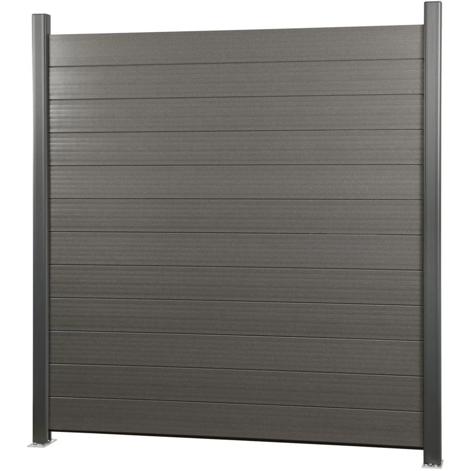 NATURinFORM WPC-Sichtschutzzaun DER EFFEKTIVE/DER FLEXIBLE Flächenset Titangrau – Bild 4