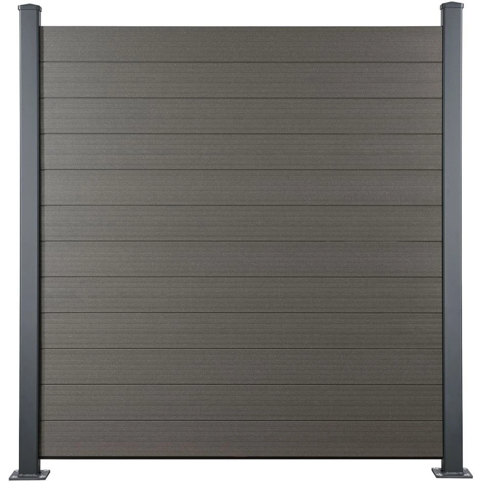 NATURinFORM WPC-Sichtschutzzaun DER EFFEKTIVE/DER FLEXIBLE Flächenset Titangrau – Bild 2