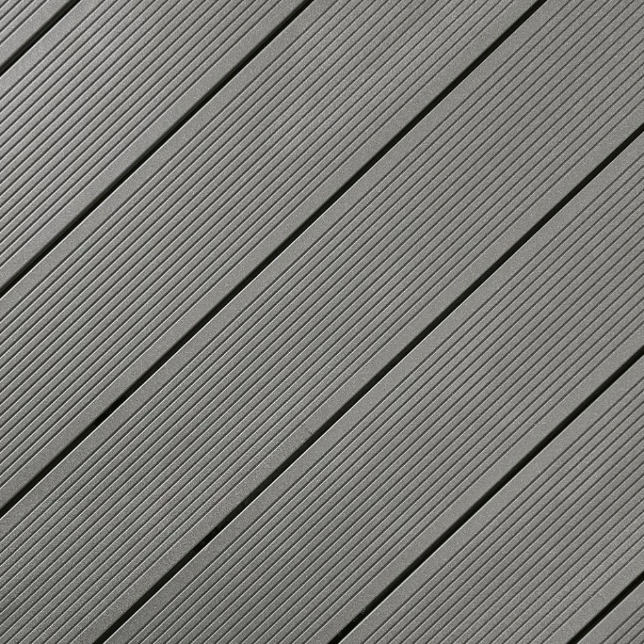 NATURinFORM WPC-Terrassendiele 21x139mm DIE KERNIGE Grau Massiv – Bild 5