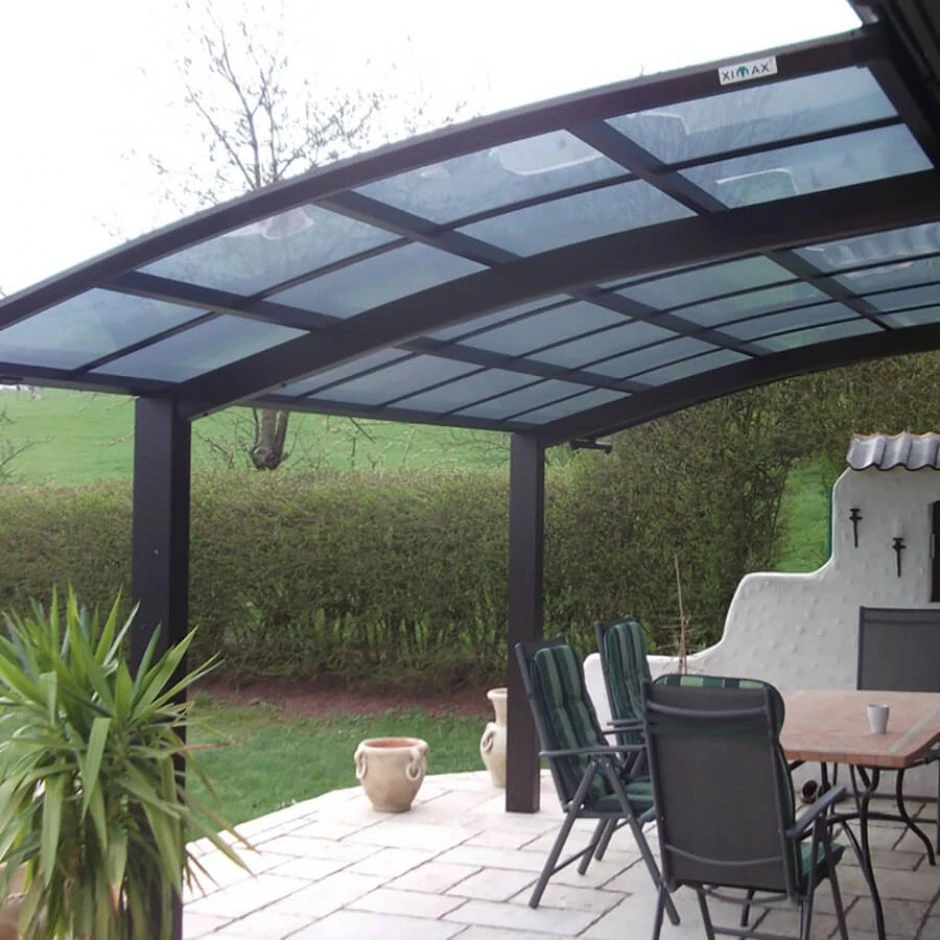 XIMAX Aluminium Carport Portoforte Schwarz Unterstand – Bild 4
