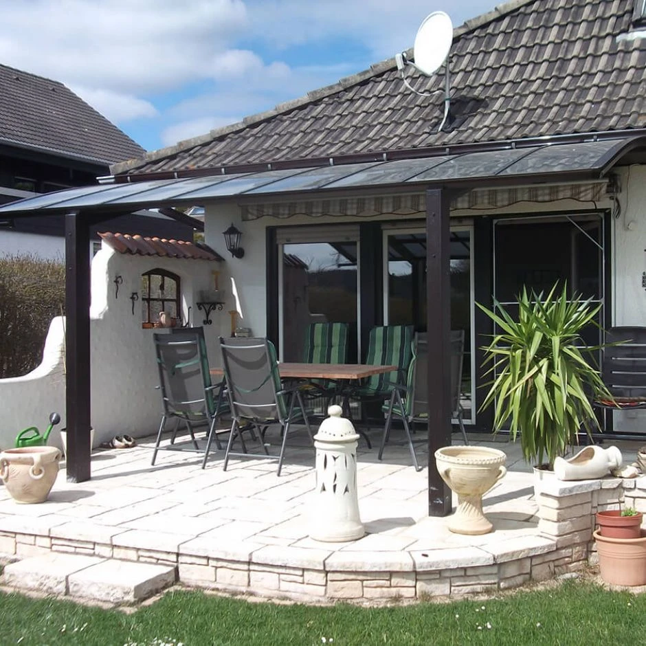 XIMAX Aluminium Carport Portoforte Schwarz Unterstand – Bild 5