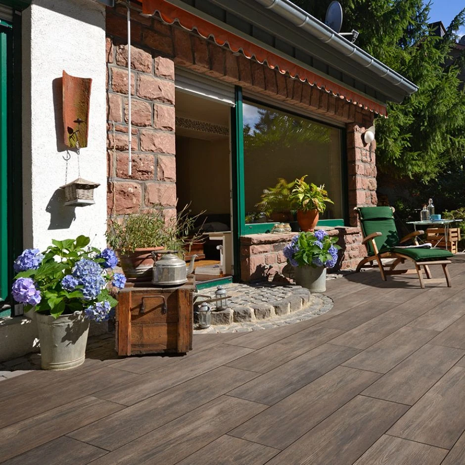 KANN Terrassenplatte Yamino Betonplus Braun-meliert â Bild 3