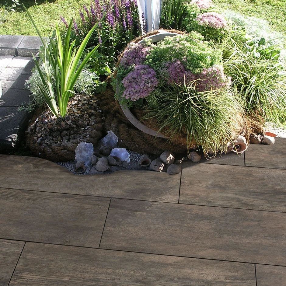 KANN Terrassenplatte Yamino Betonplus Braun-meliert â Bild 2