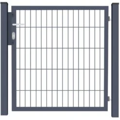 Drehflügeltor VARIO Uno Anthrazit 1-flügelig Breite 1000 Mm