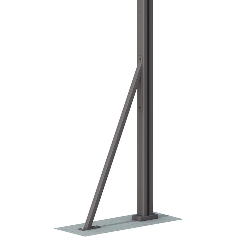 TraumGarten Sichtschutzzaun Sturmanker Anthrazit â Bild 2